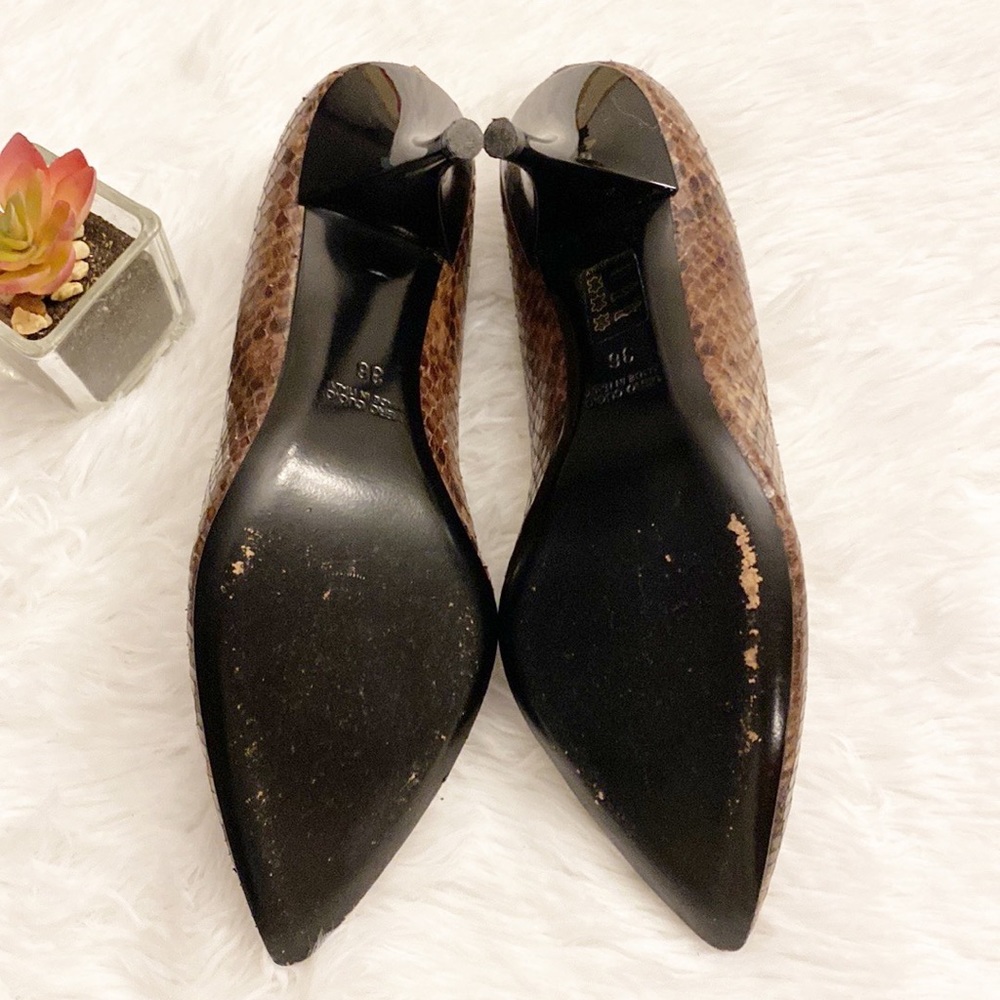 ROBERTO FESTA | Snakeskin leather pointed toe heel Milano women’s 6 - Picture 9 of 9